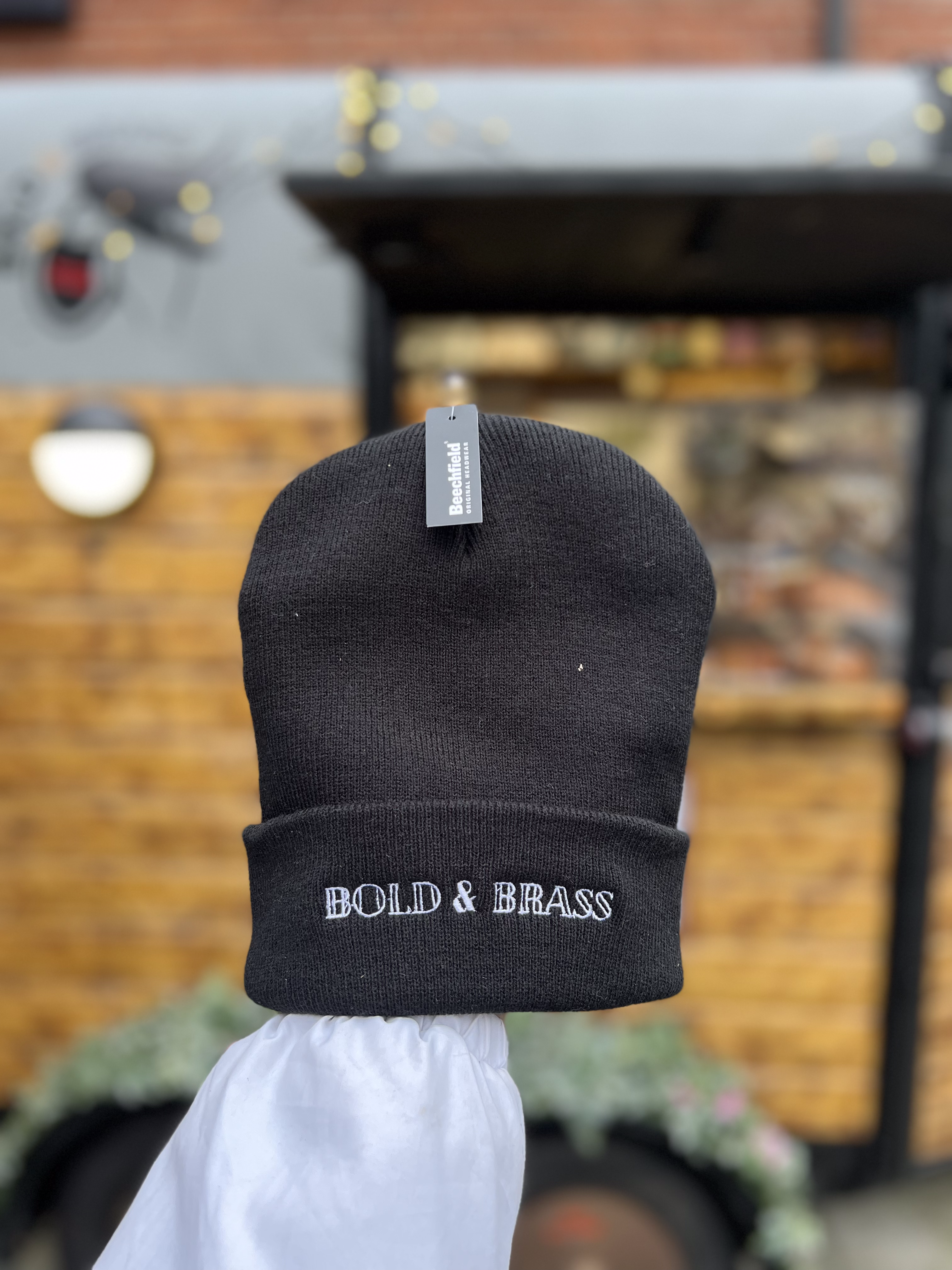 Bold & Brass Beanie Hat